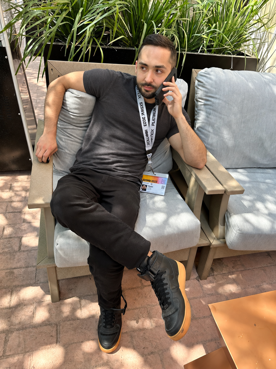 Ryan Chang between screenings at SXSW.