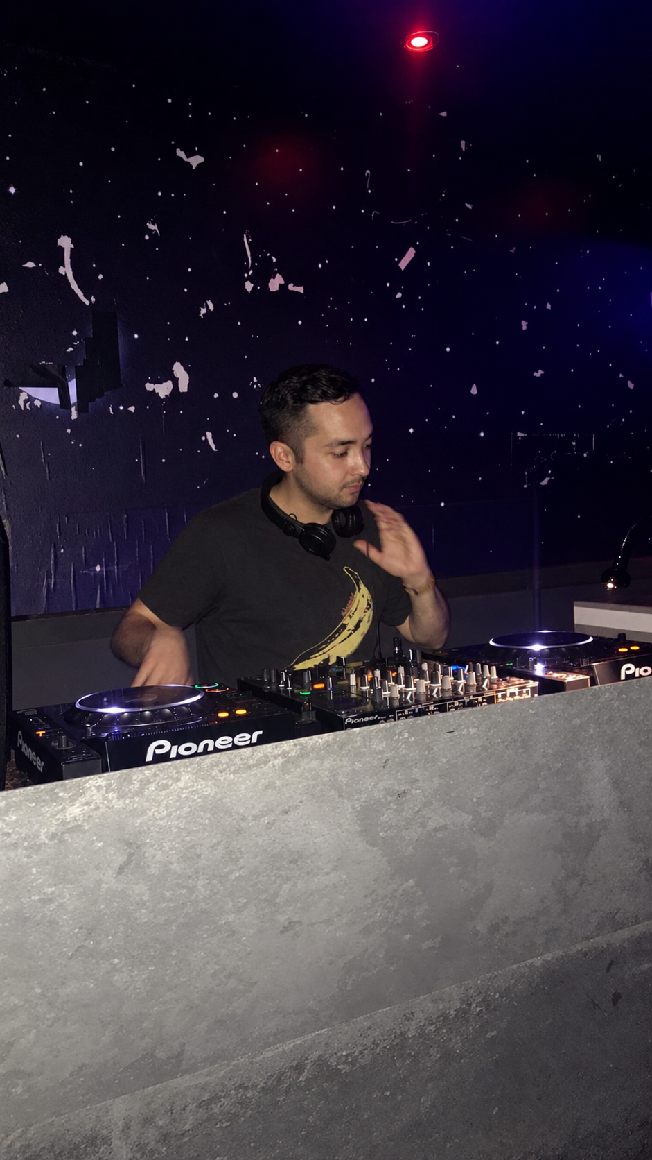 Ryan Chang DJing.